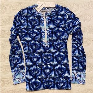 Tommy Bahama Tide Seashell Rash Guard